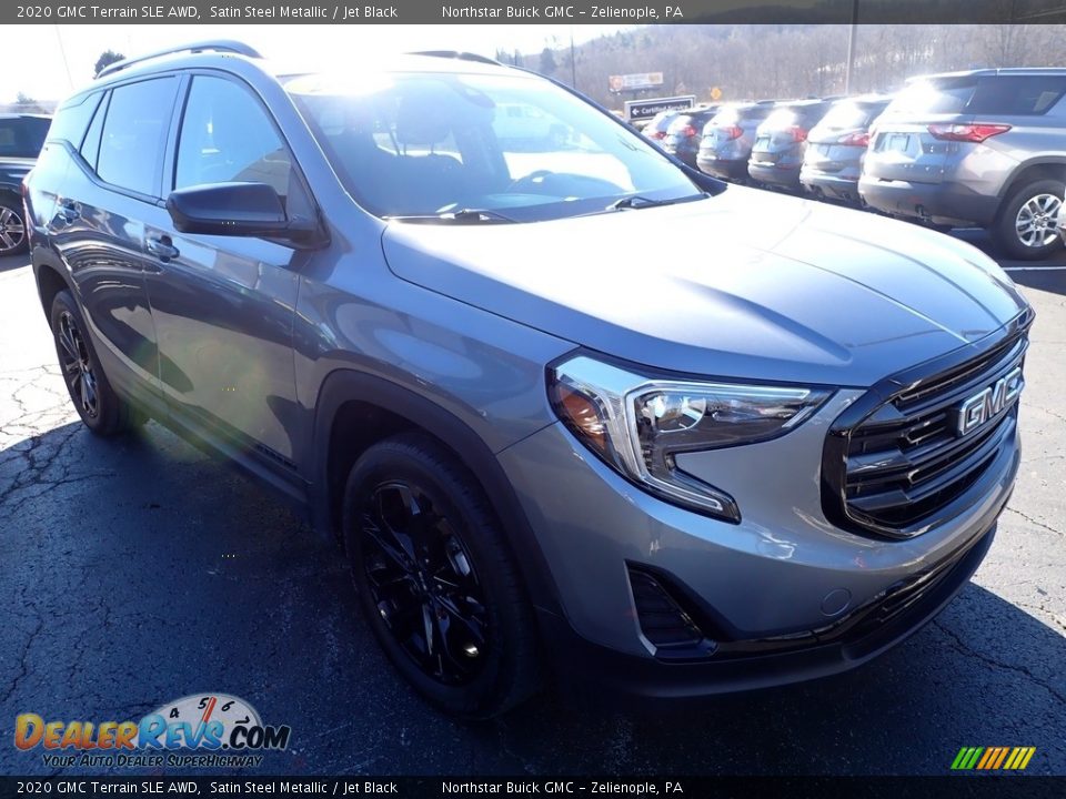 2020 GMC Terrain SLE AWD Satin Steel Metallic / Jet Black Photo #9