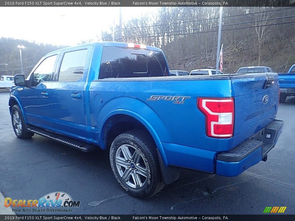 2019 Ford F150 XLT Sport SuperCrew 4x4 Velocity Blue / Black Photo #4