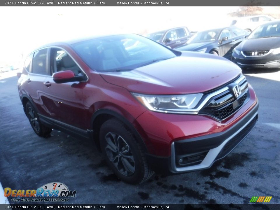 2021 Honda CR-V EX-L AWD Radiant Red Metallic / Black Photo #6