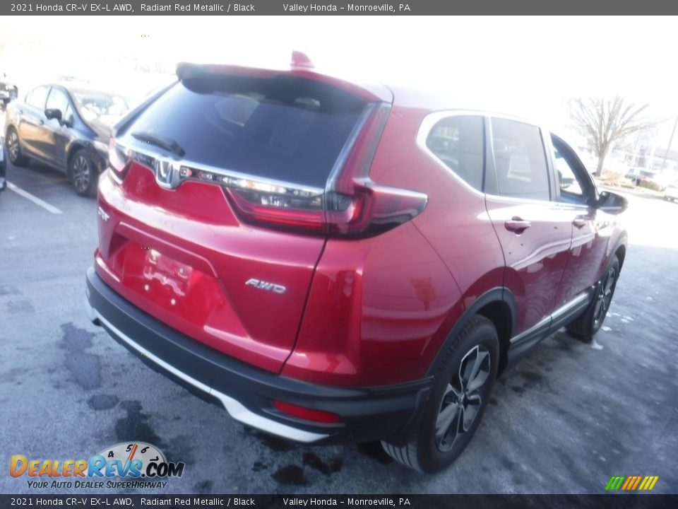 2021 Honda CR-V EX-L AWD Radiant Red Metallic / Black Photo #7