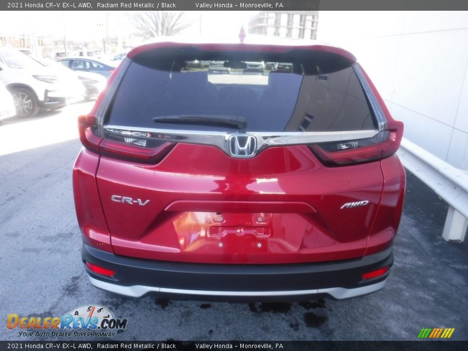 2021 Honda CR-V EX-L AWD Radiant Red Metallic / Black Photo #9