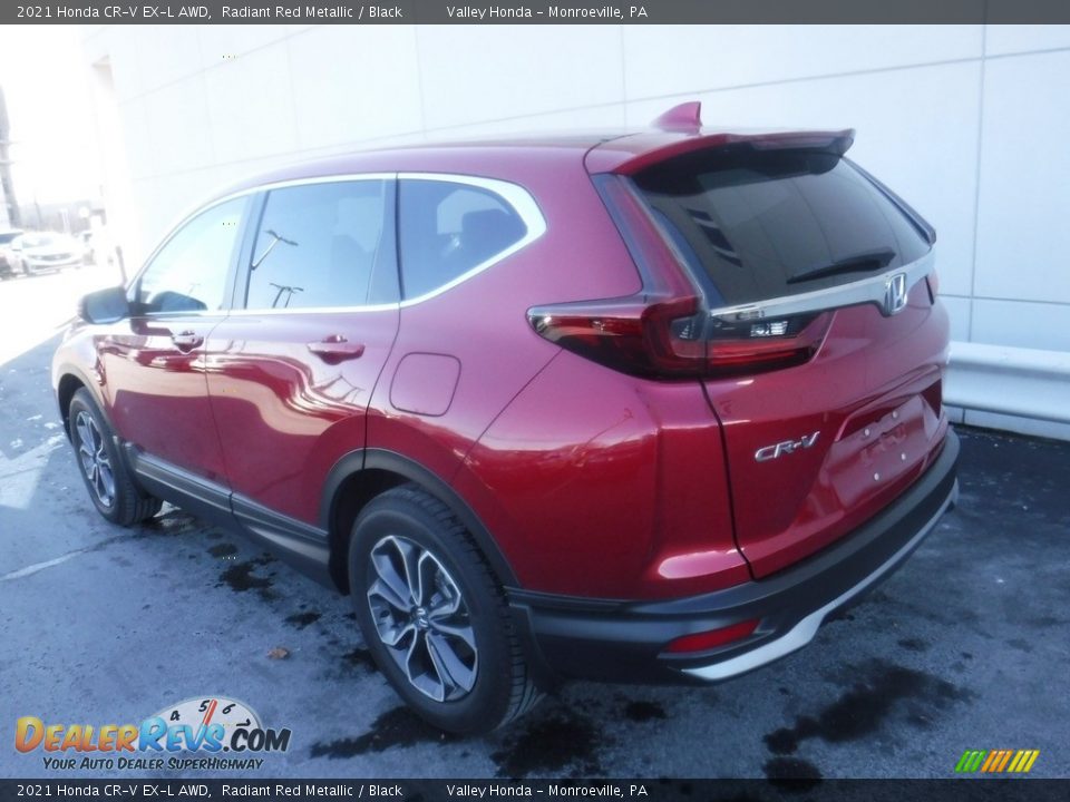 2021 Honda CR-V EX-L AWD Radiant Red Metallic / Black Photo #10