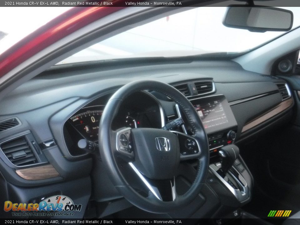 2021 Honda CR-V EX-L AWD Radiant Red Metallic / Black Photo #12