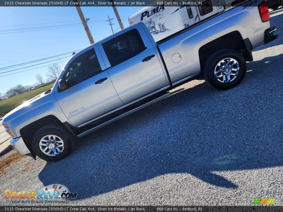 2015 Chevrolet Silverado 2500HD LT Crew Cab 4x4 Silver Ice Metallic / Jet Black Photo #2