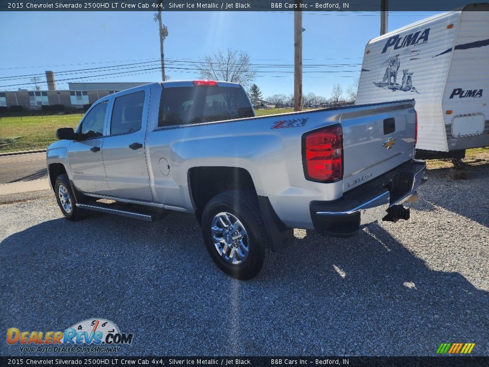 2015 Chevrolet Silverado 2500HD LT Crew Cab 4x4 Silver Ice Metallic / Jet Black Photo #3