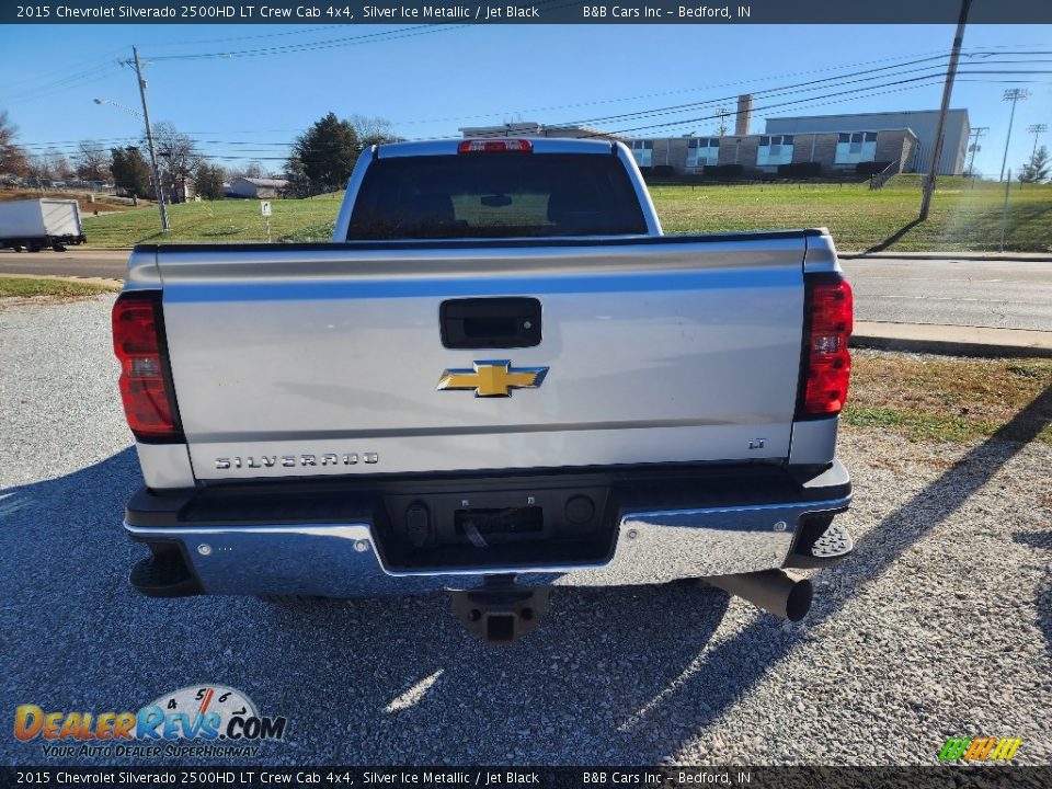 2015 Chevrolet Silverado 2500HD LT Crew Cab 4x4 Silver Ice Metallic / Jet Black Photo #4