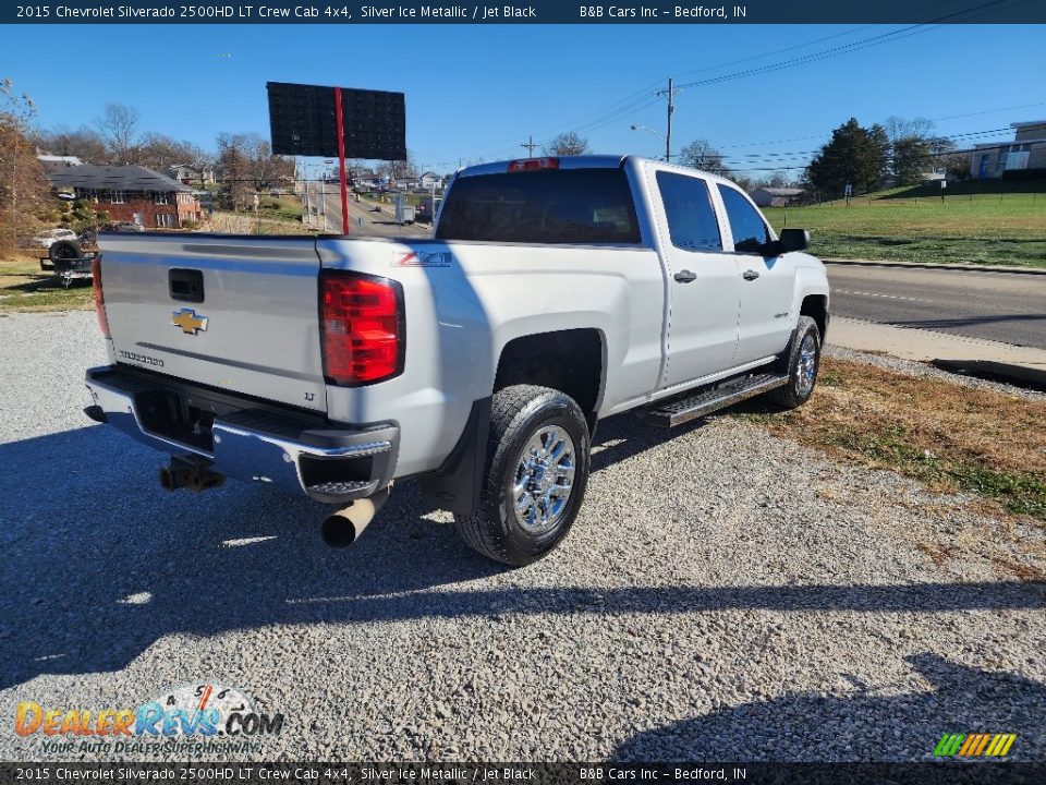 2015 Chevrolet Silverado 2500HD LT Crew Cab 4x4 Silver Ice Metallic / Jet Black Photo #5