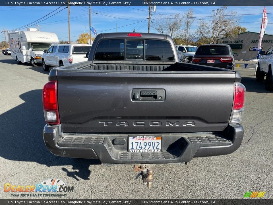 2019 Toyota Tacoma SR Access Cab Magnetic Gray Metallic / Cement Gray Photo #6