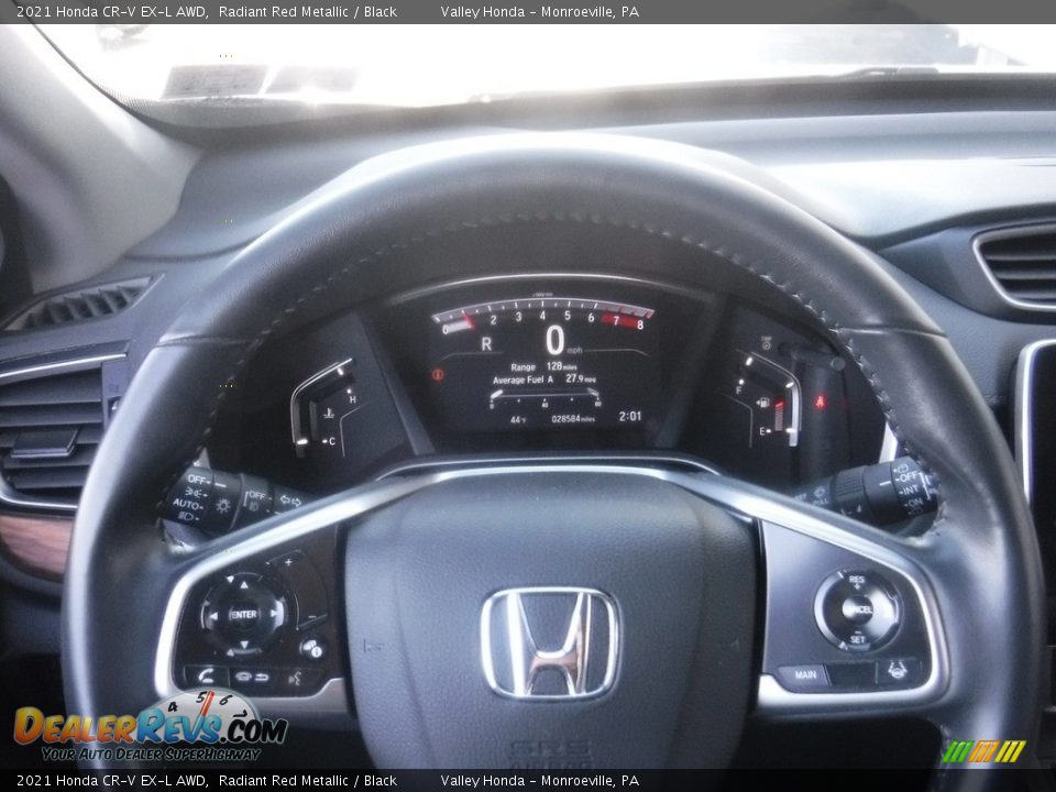 2021 Honda CR-V EX-L AWD Radiant Red Metallic / Black Photo #24