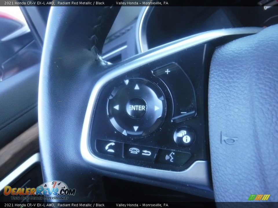 2021 Honda CR-V EX-L AWD Radiant Red Metallic / Black Photo #25