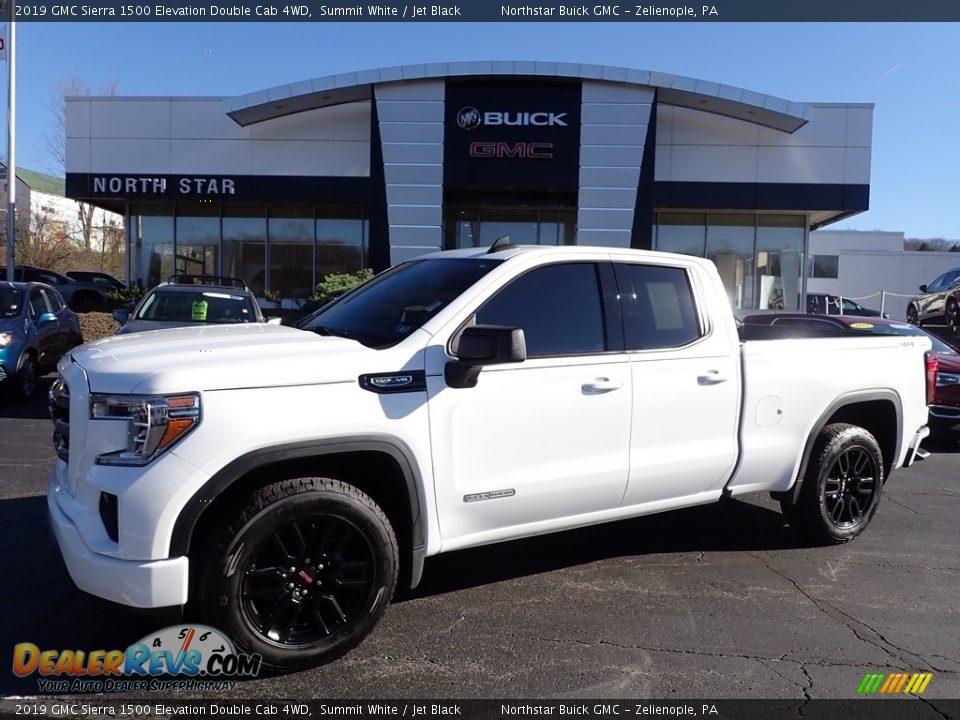 2019 GMC Sierra 1500 Elevation Double Cab 4WD Summit White / Jet Black Photo #1