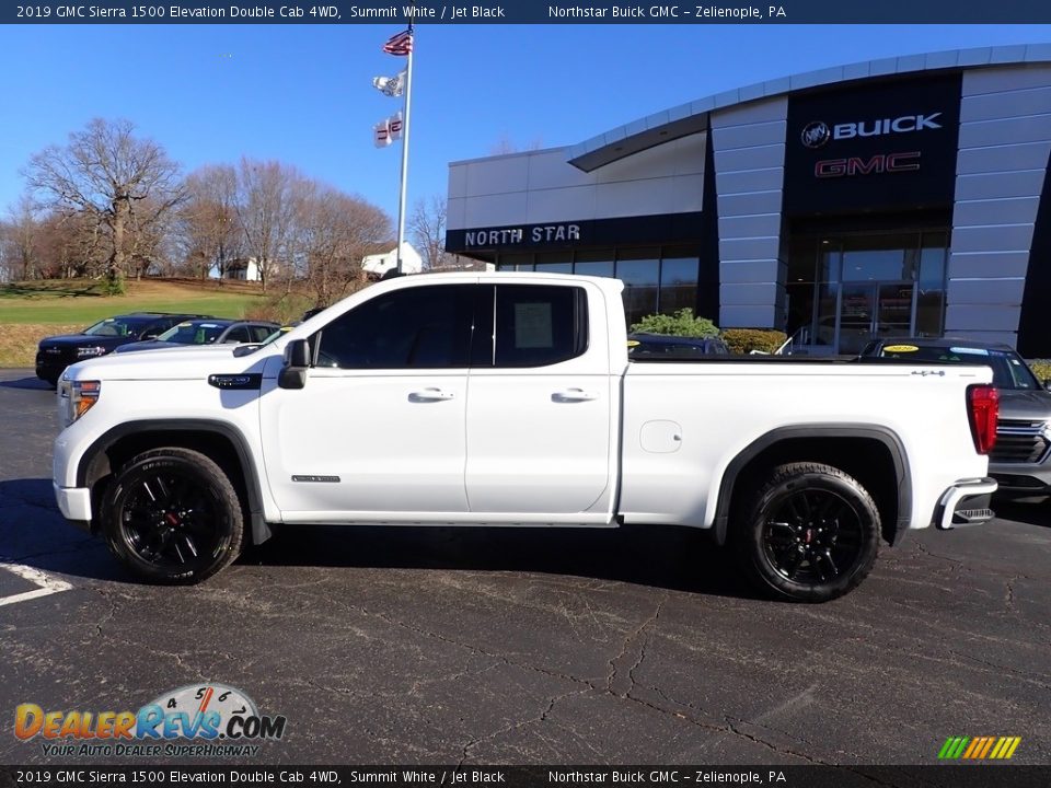 2019 GMC Sierra 1500 Elevation Double Cab 4WD Summit White / Jet Black Photo #2