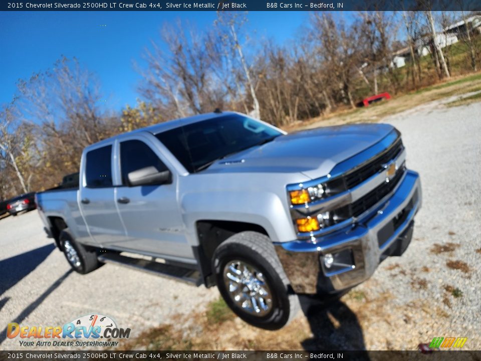 2015 Chevrolet Silverado 2500HD LT Crew Cab 4x4 Silver Ice Metallic / Jet Black Photo #11