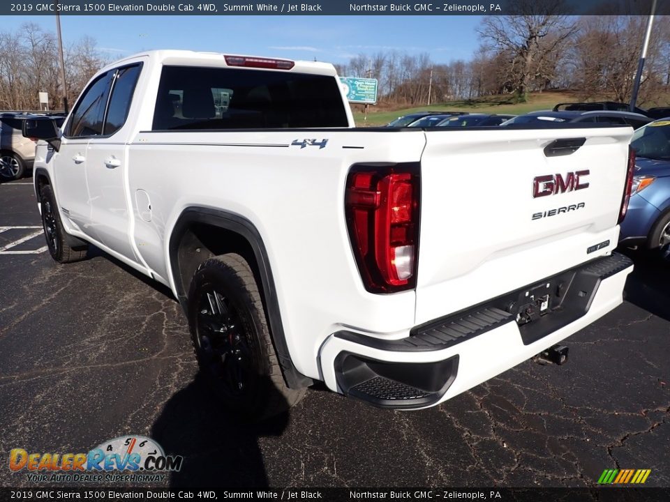 2019 GMC Sierra 1500 Elevation Double Cab 4WD Summit White / Jet Black Photo #3