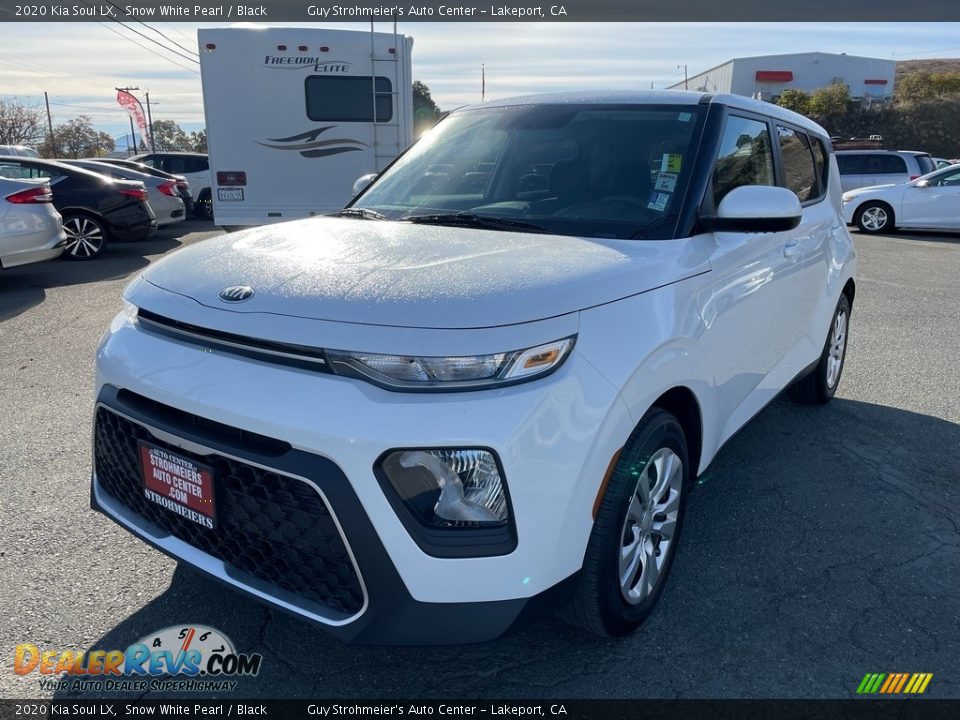 2020 Kia Soul LX Snow White Pearl / Black Photo #3