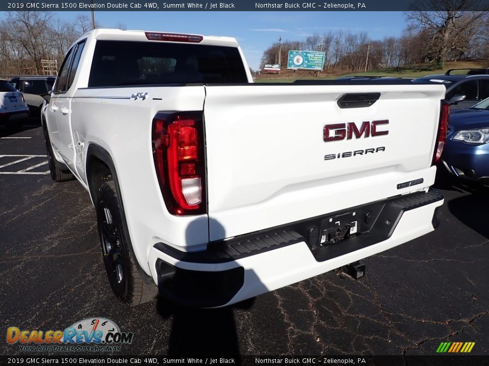 2019 GMC Sierra 1500 Elevation Double Cab 4WD Summit White / Jet Black Photo #4