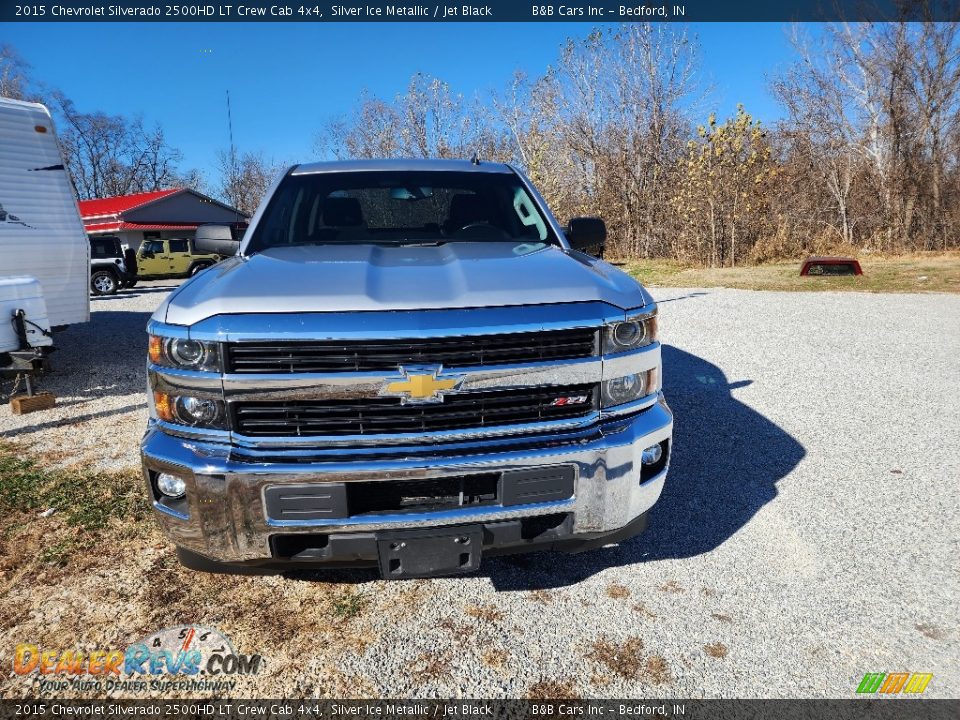 2015 Chevrolet Silverado 2500HD LT Crew Cab 4x4 Silver Ice Metallic / Jet Black Photo #12