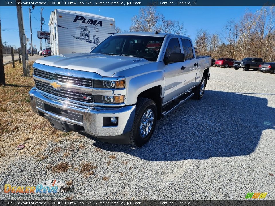 2015 Chevrolet Silverado 2500HD LT Crew Cab 4x4 Silver Ice Metallic / Jet Black Photo #13