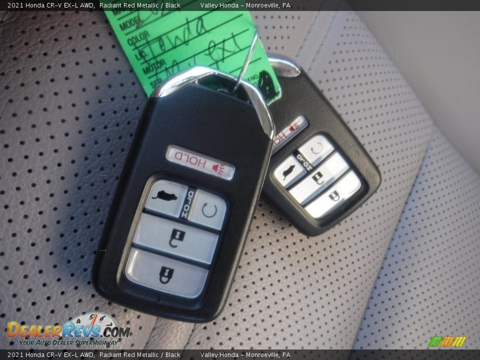 2021 Honda CR-V EX-L AWD Radiant Red Metallic / Black Photo #33
