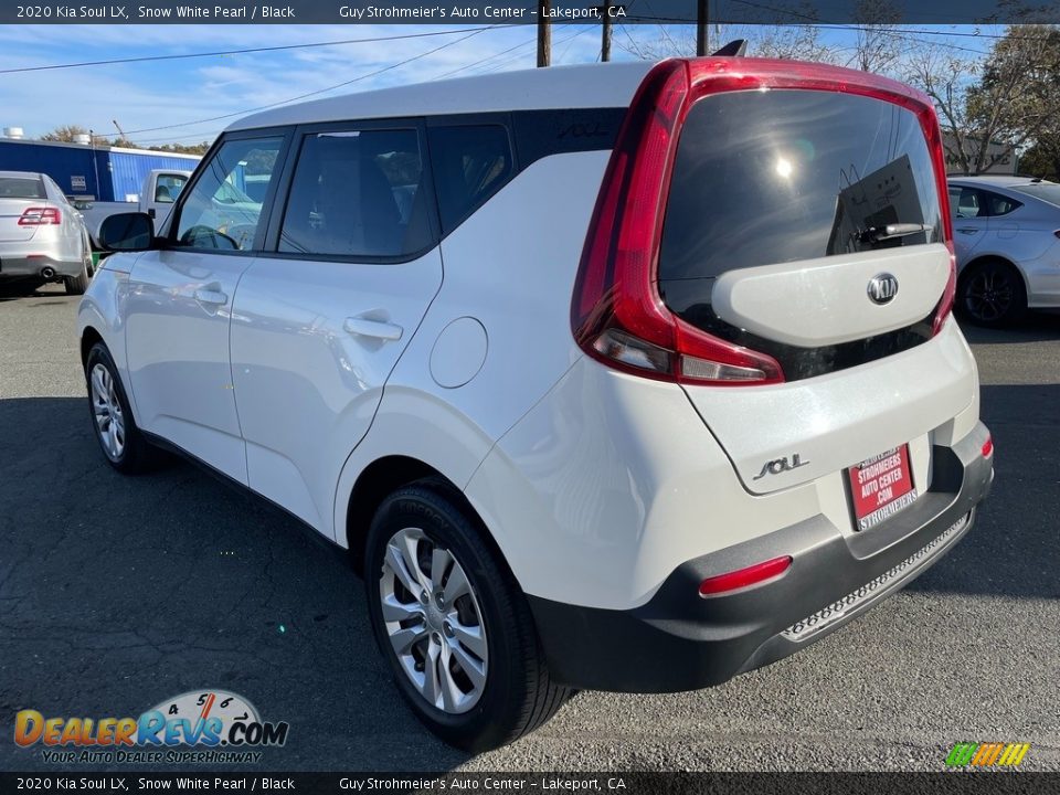 2020 Kia Soul LX Snow White Pearl / Black Photo #5