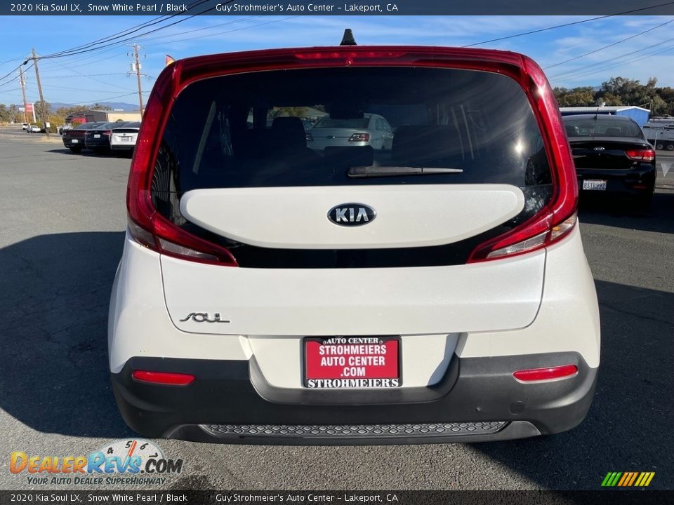 2020 Kia Soul LX Snow White Pearl / Black Photo #6