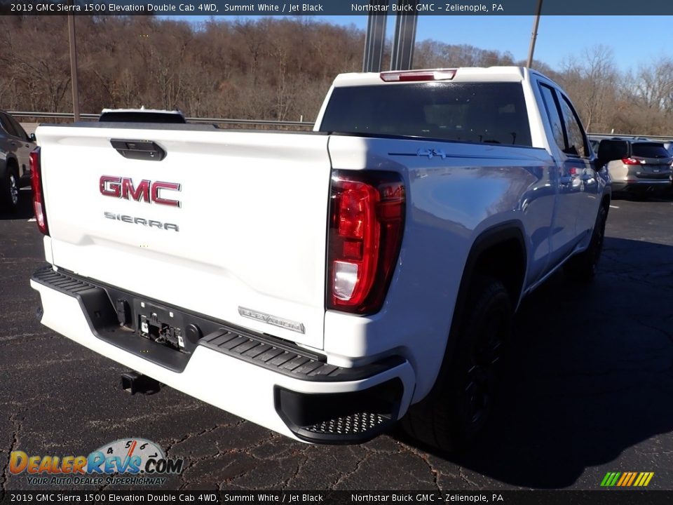 2019 GMC Sierra 1500 Elevation Double Cab 4WD Summit White / Jet Black Photo #7