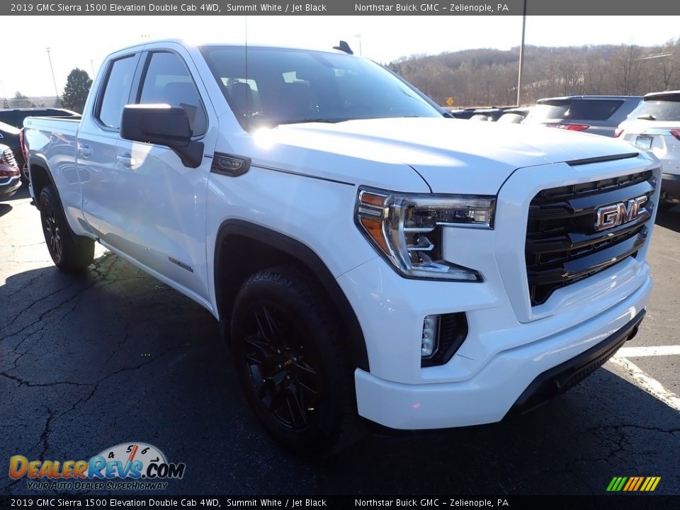 2019 GMC Sierra 1500 Elevation Double Cab 4WD Summit White / Jet Black Photo #9