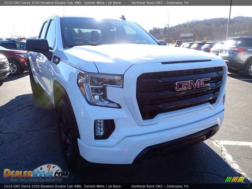 2019 GMC Sierra 1500 Elevation Double Cab 4WD Summit White / Jet Black Photo #10