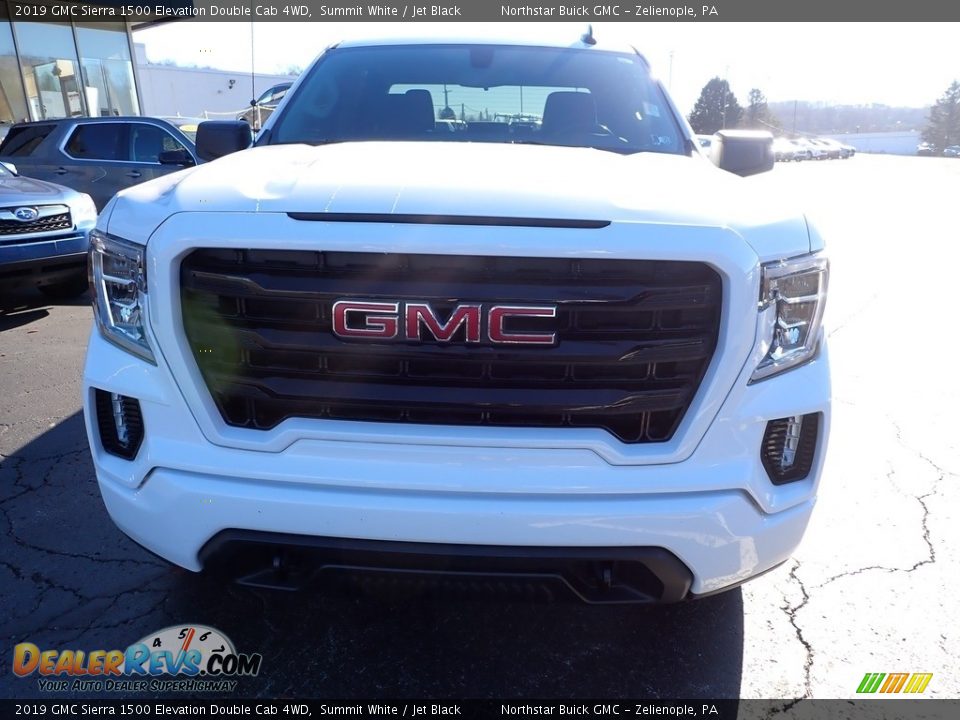 2019 GMC Sierra 1500 Elevation Double Cab 4WD Summit White / Jet Black Photo #11