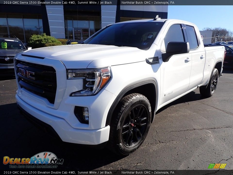 2019 GMC Sierra 1500 Elevation Double Cab 4WD Summit White / Jet Black Photo #12