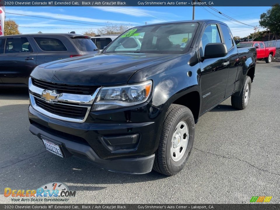 2020 Chevrolet Colorado WT Extended Cab Black / Ash Gray/Jet Black Photo #3