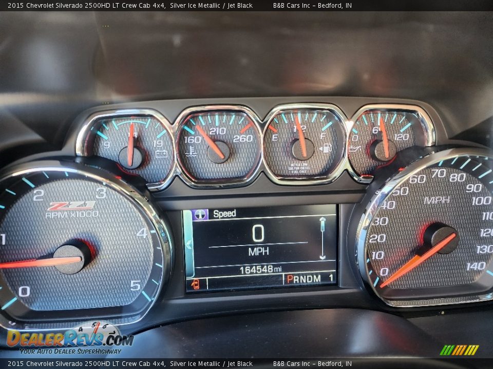 2015 Chevrolet Silverado 2500HD LT Crew Cab 4x4 Silver Ice Metallic / Jet Black Photo #23