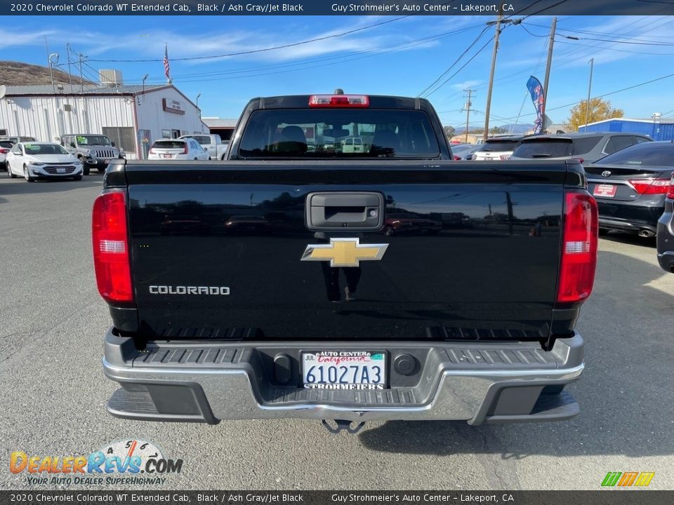 2020 Chevrolet Colorado WT Extended Cab Black / Ash Gray/Jet Black Photo #6