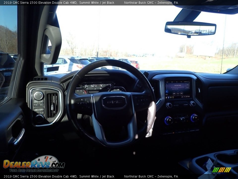 2019 GMC Sierra 1500 Elevation Double Cab 4WD Summit White / Jet Black Photo #18