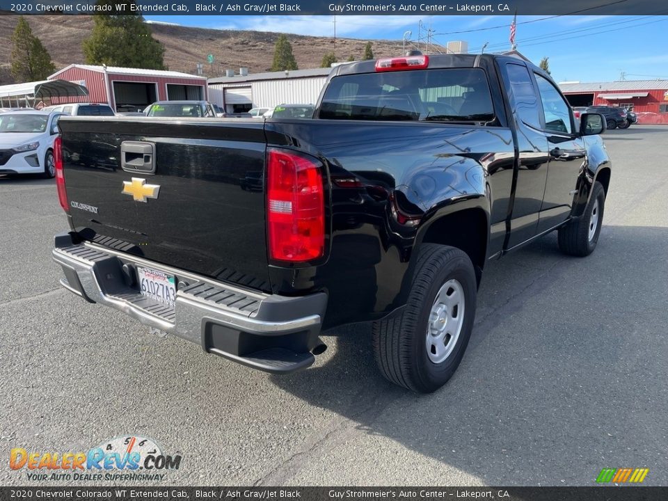 2020 Chevrolet Colorado WT Extended Cab Black / Ash Gray/Jet Black Photo #8