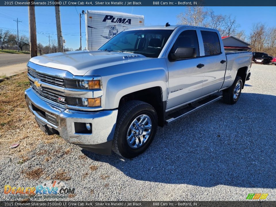 2015 Chevrolet Silverado 2500HD LT Crew Cab 4x4 Silver Ice Metallic / Jet Black Photo #31