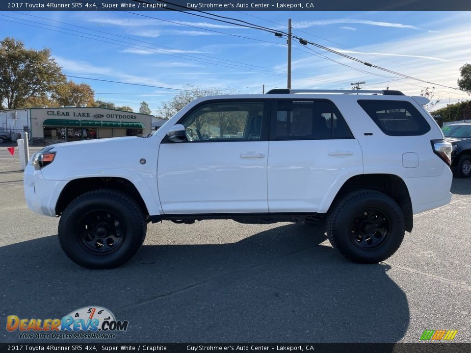 2017 Toyota 4Runner SR5 4x4 Super White / Graphite Photo #4