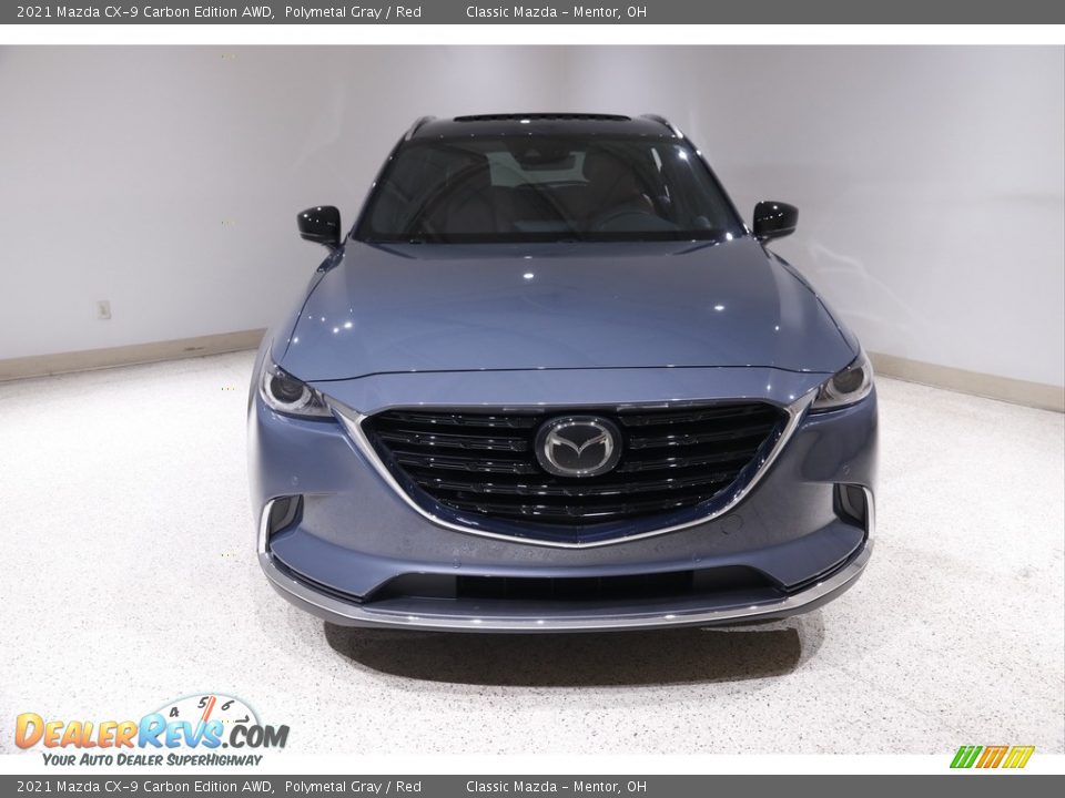 2021 Mazda CX-9 Carbon Edition AWD Polymetal Gray / Red Photo #2