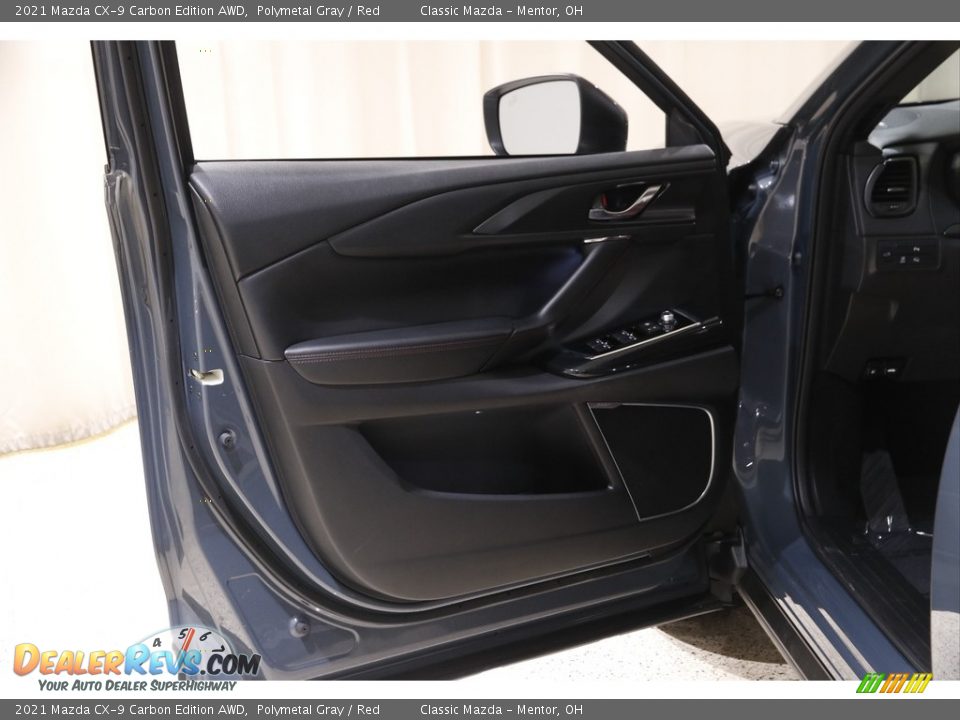 2021 Mazda CX-9 Carbon Edition AWD Polymetal Gray / Red Photo #4