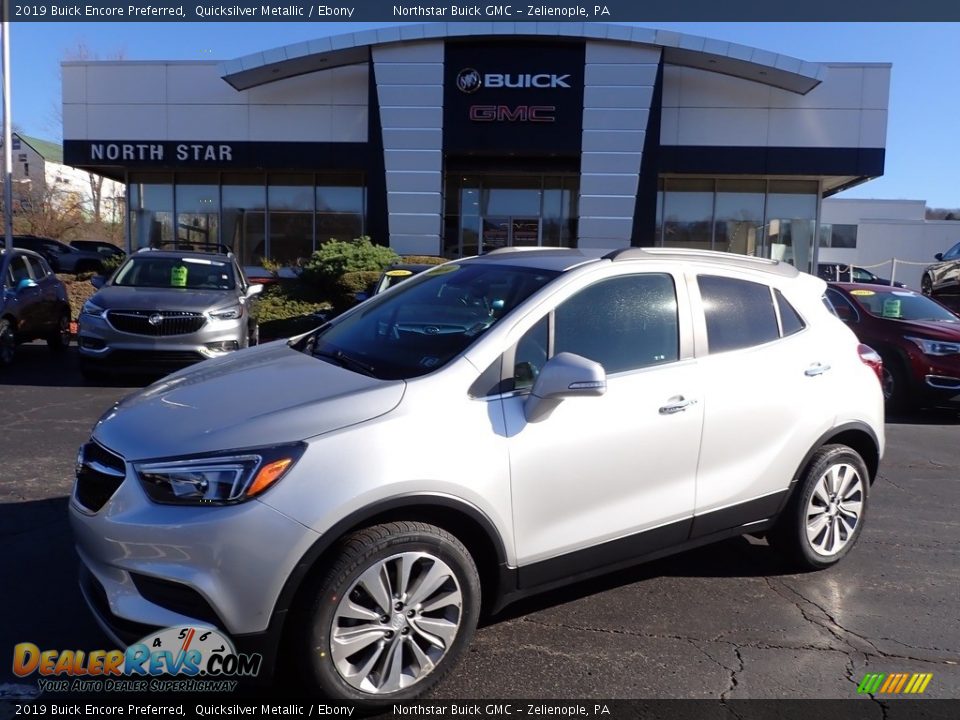 2019 Buick Encore Preferred Quicksilver Metallic / Ebony Photo #1