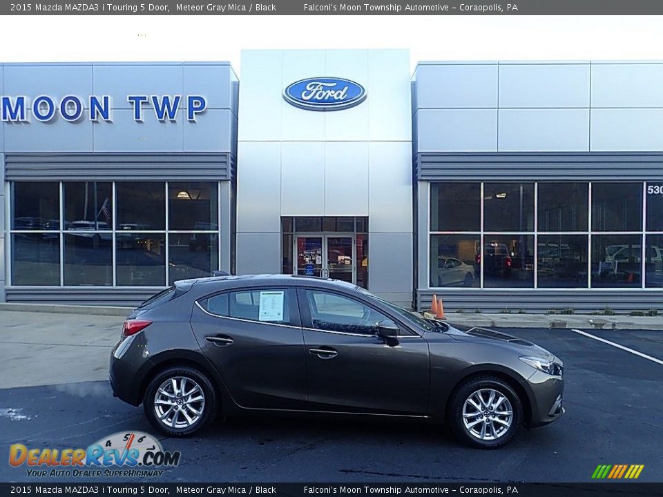 2015 Mazda MAZDA3 i Touring 5 Door Meteor Gray Mica / Black Photo #1