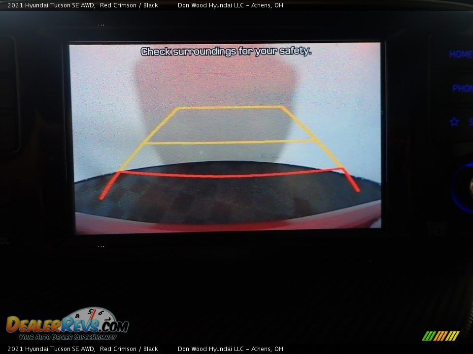 2021 Hyundai Tucson SE AWD Red Crimson / Black Photo #2