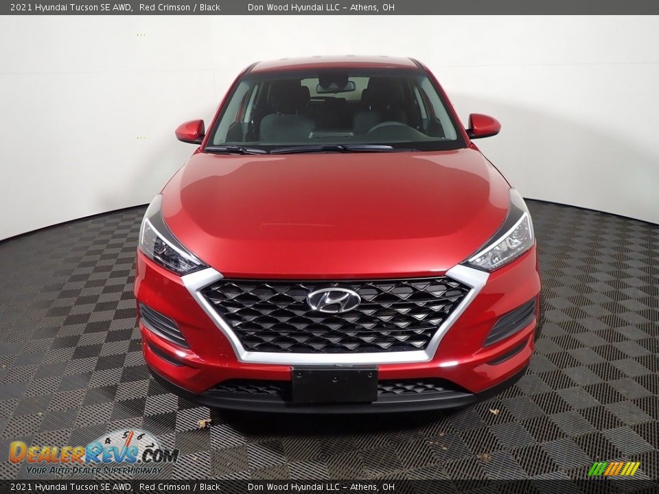2021 Hyundai Tucson SE AWD Red Crimson / Black Photo #4