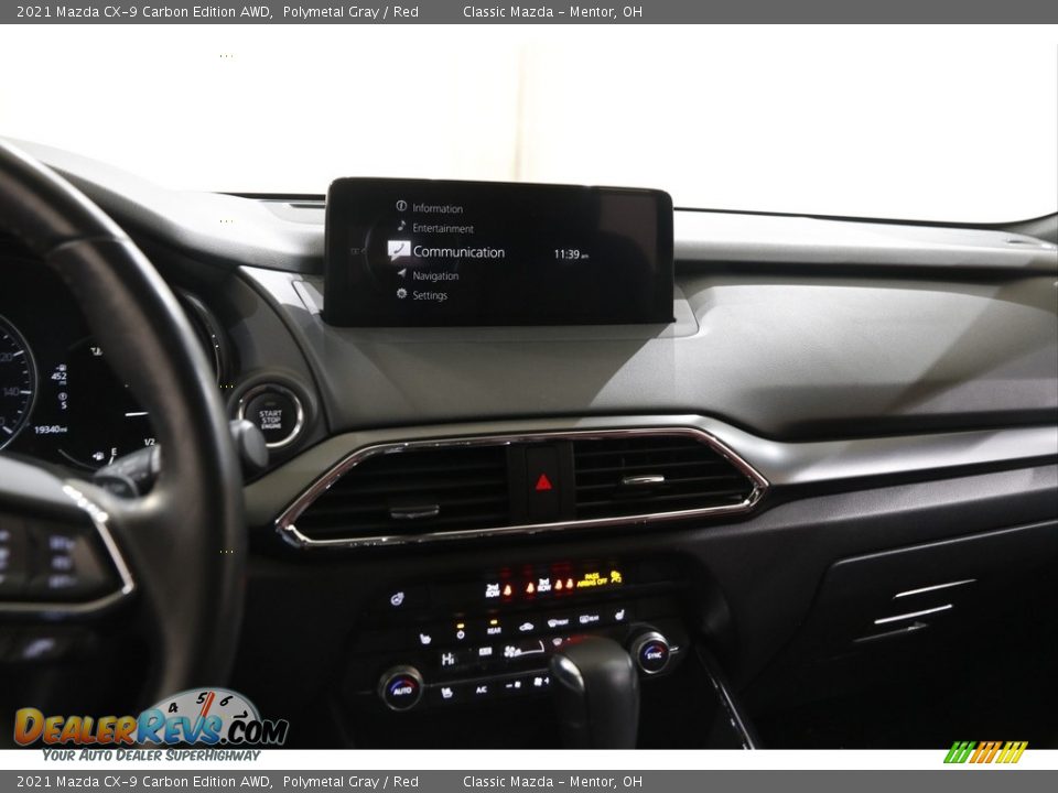 2021 Mazda CX-9 Carbon Edition AWD Polymetal Gray / Red Photo #9