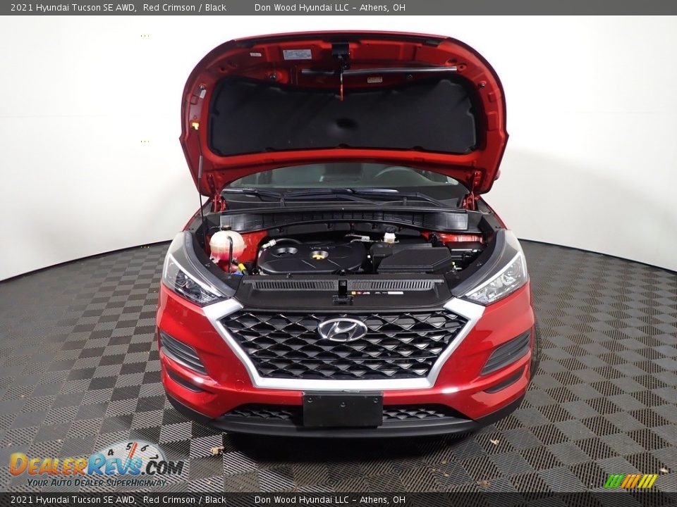 2021 Hyundai Tucson SE AWD Red Crimson / Black Photo #5