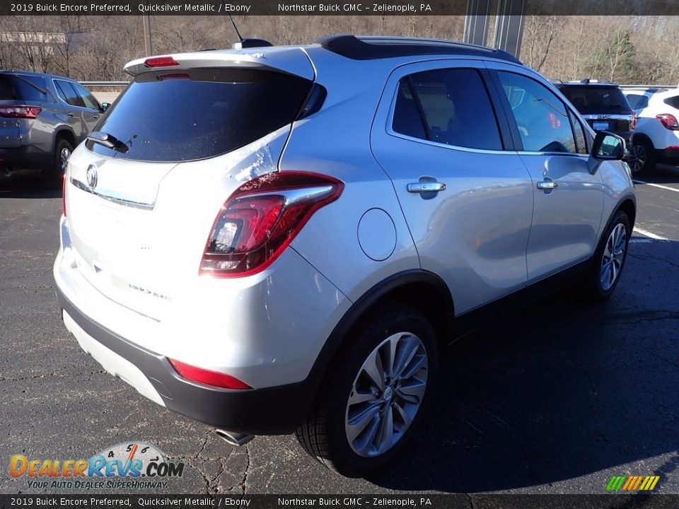 2019 Buick Encore Preferred Quicksilver Metallic / Ebony Photo #6