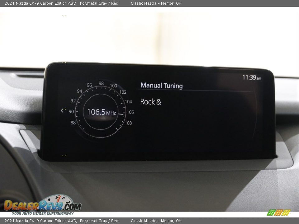 2021 Mazda CX-9 Carbon Edition AWD Polymetal Gray / Red Photo #11