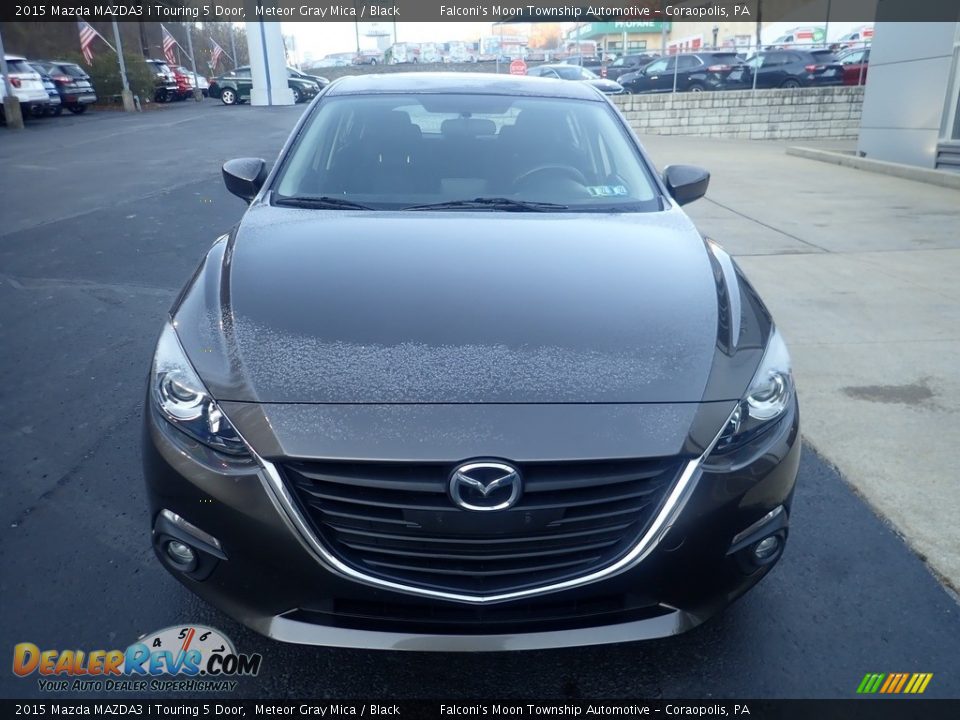 2015 Mazda MAZDA3 i Touring 5 Door Meteor Gray Mica / Black Photo #8