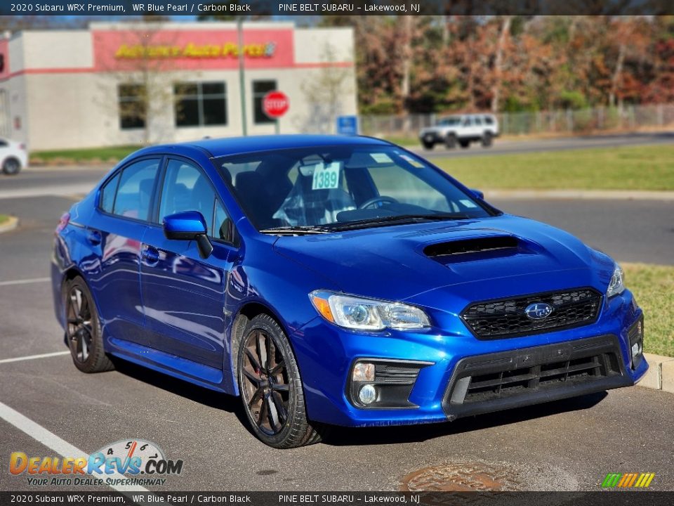 2020 Subaru WRX Premium WR Blue Pearl / Carbon Black Photo #3