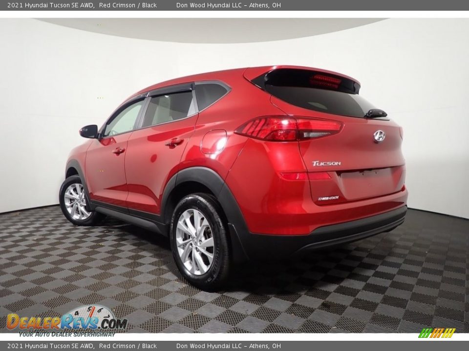 2021 Hyundai Tucson SE AWD Red Crimson / Black Photo #9